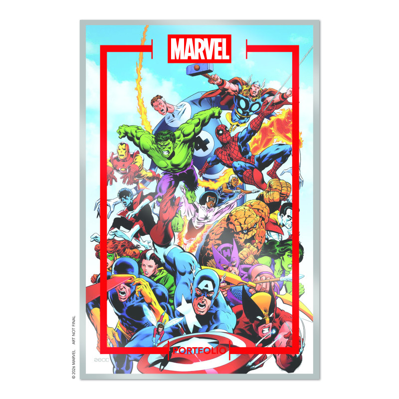 MARVEL PORTFOLIO OF MIKE ZECK SECRET WARS 9 PRINT SET