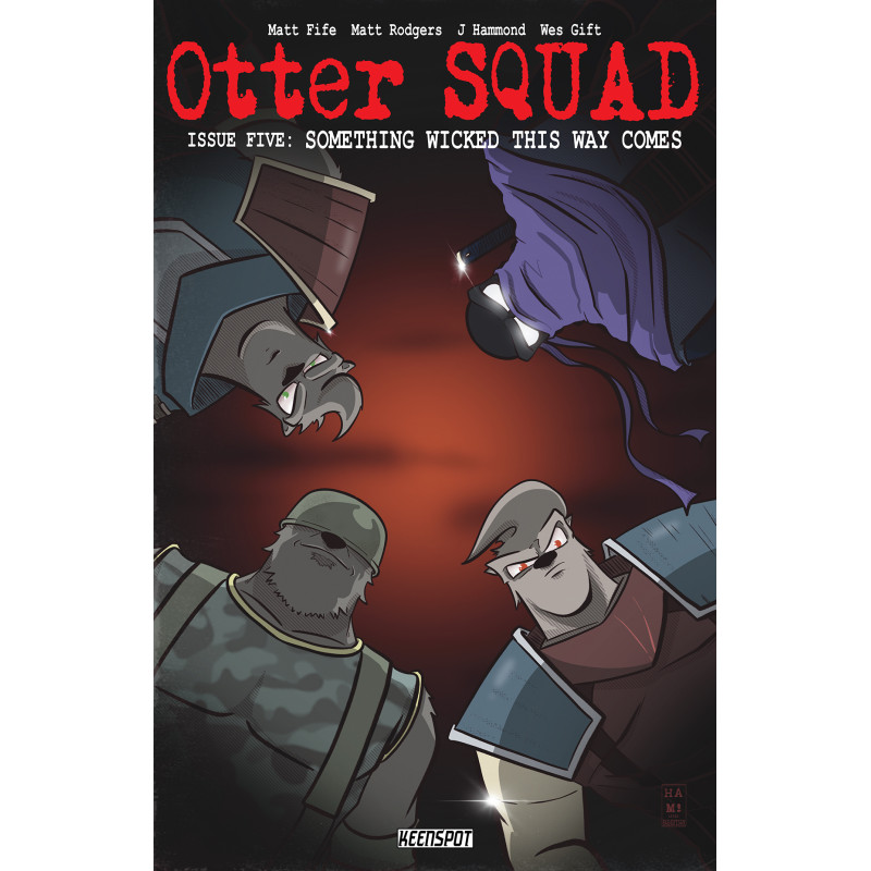 OTTER SQUAD 5 CVR B J HAMMOND THE BOYS HOMAGE BAGGED WITH TRADING CARD VAR