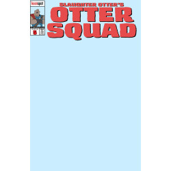 OTTER SQUAD 5 CVR D BABY BLUE BLANK SKETCH COVER BAGGED WITH TRADING CARD VAR