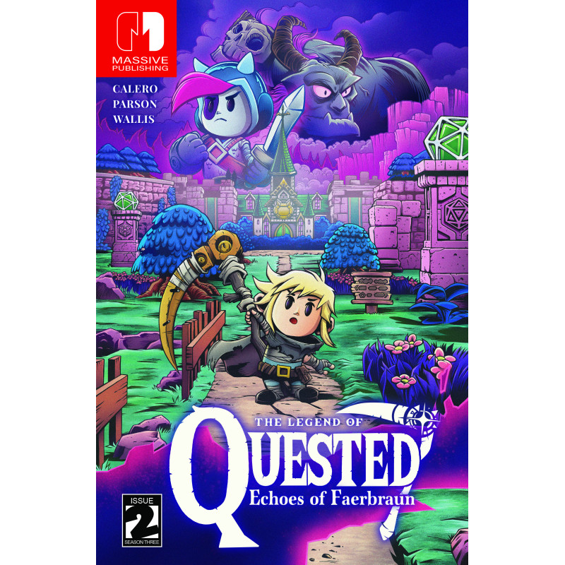 QUESTED 2 (OF 3) CVR C TREVOR RICHARDSON VIDEO GAME HOMAGE VAR