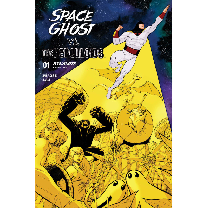 SPACE GHOST VS THE HERCULOIDS 1 CVR B DREW MOSS VAR