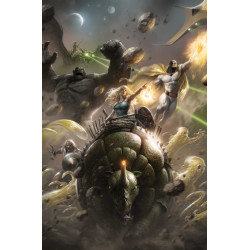 SPACE GHOST VS THE HERCULOIDS 1 CVR G FRANCESCO MATTINA METAL PREMIUM COVER VAR