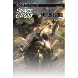 SPACE GHOST VS THE HERCULOIDS 1 CVR J FRANCESCO MATTINA ATLAS EDITION SIGNED BY DAVID PEPOSE VAR