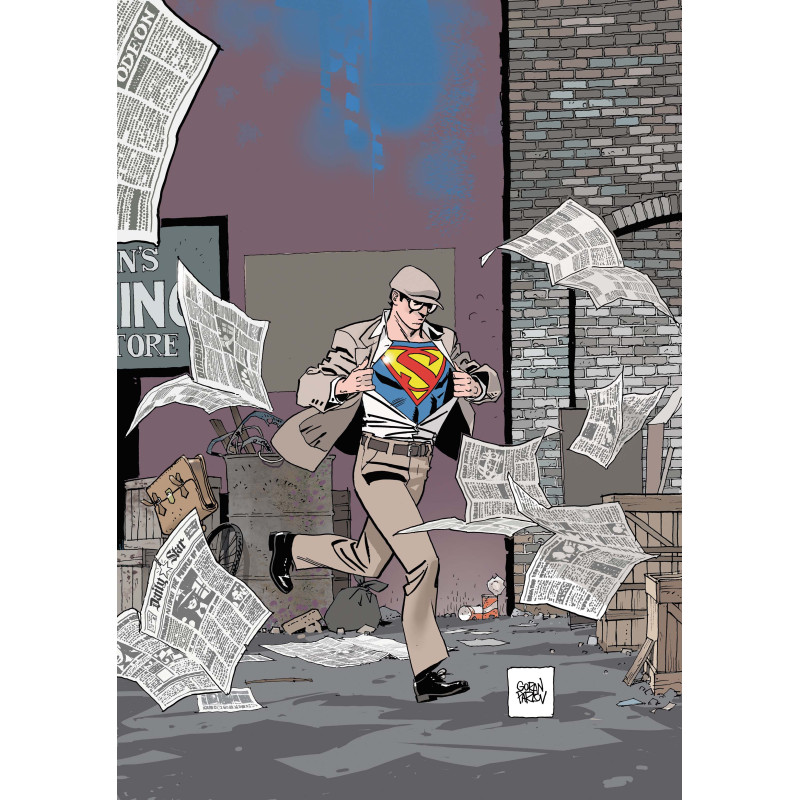 SUPERMAN THE STRANGER 1 (OF 6) CVR C GORAN PARLOV CARD STOCK VAR (MR)