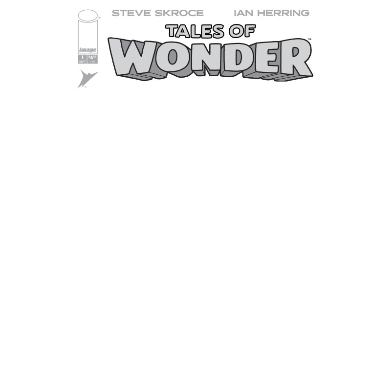 TALES OF WONDER 1 (OF 5) CVR G BLANK SKETCH VAR