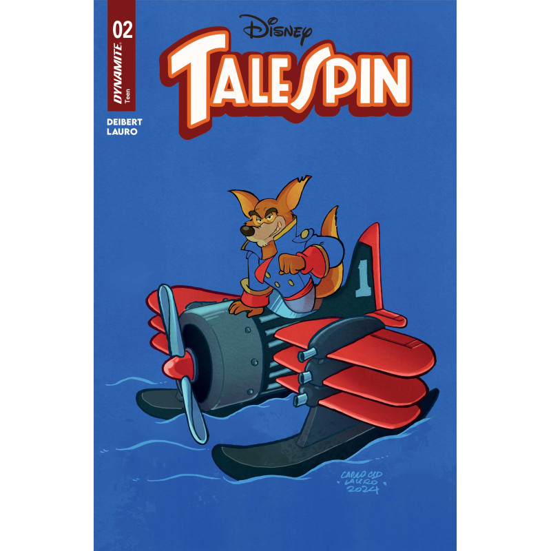 TALESPIN 2 CVR B CARLO LAURO COLOR BLEED VAR