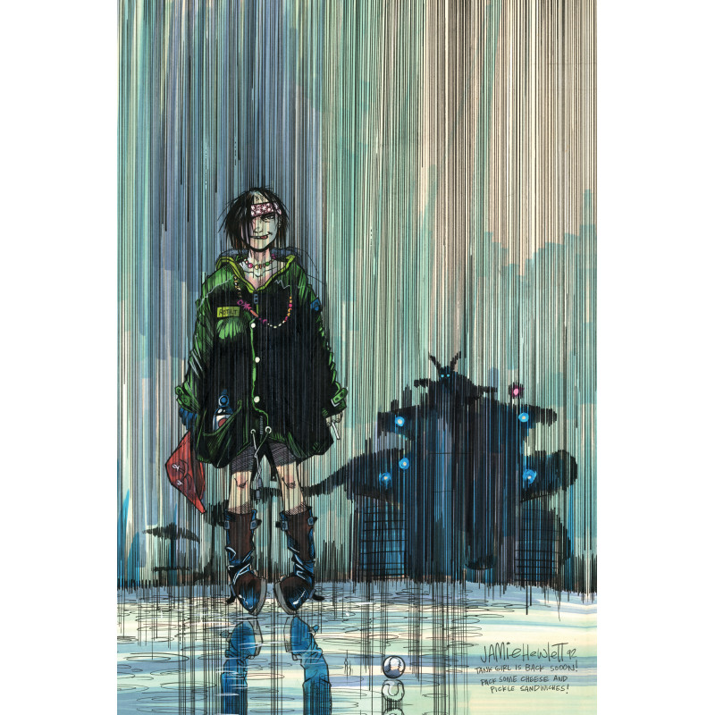 TANK GIRL BLUE HELMET SUMMER SPECIAL 1 (ONE SHOT) CVR C JAMIE HEWLETT VIRGIN CARDSTOCK VAR (MR)