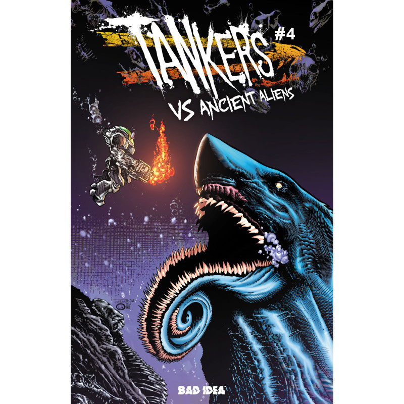 TANKERS VS ANCIENT ALIENS 4 (OF 4) CVR B JOSHUA DERSTINE & JOHN LIVESAY VAR