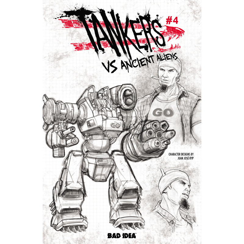 TANKERS VS ANCIENT ALIENS 4 (OF 4) CVR C JUAN JOSE RYP DESIGN VAR