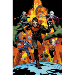TEEN TITANS 1 CVR B DAN MORA CARD STOCK VAR