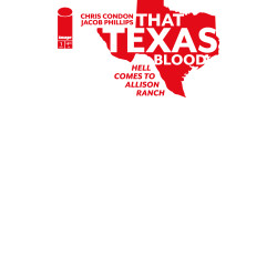 THAT TEXAS BLOOD HELL COMES TO ALLISON RANCH 1 (OF 6) CVR E BLANK SKETCH VAR (MR)