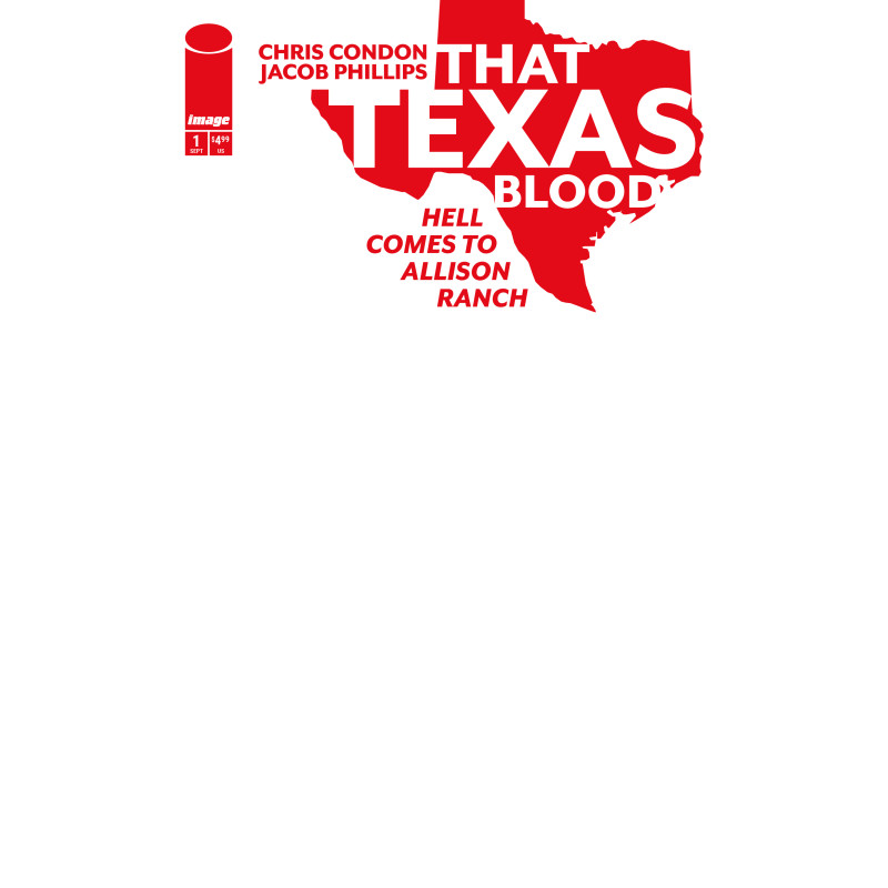 THAT TEXAS BLOOD HELL COMES TO ALLISON RANCH 1 (OF 6) CVR E BLANK SKETCH VAR (MR)