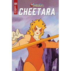 THUNDERCATS CHEETARA 1 CVR E ANIMATION ART VAR