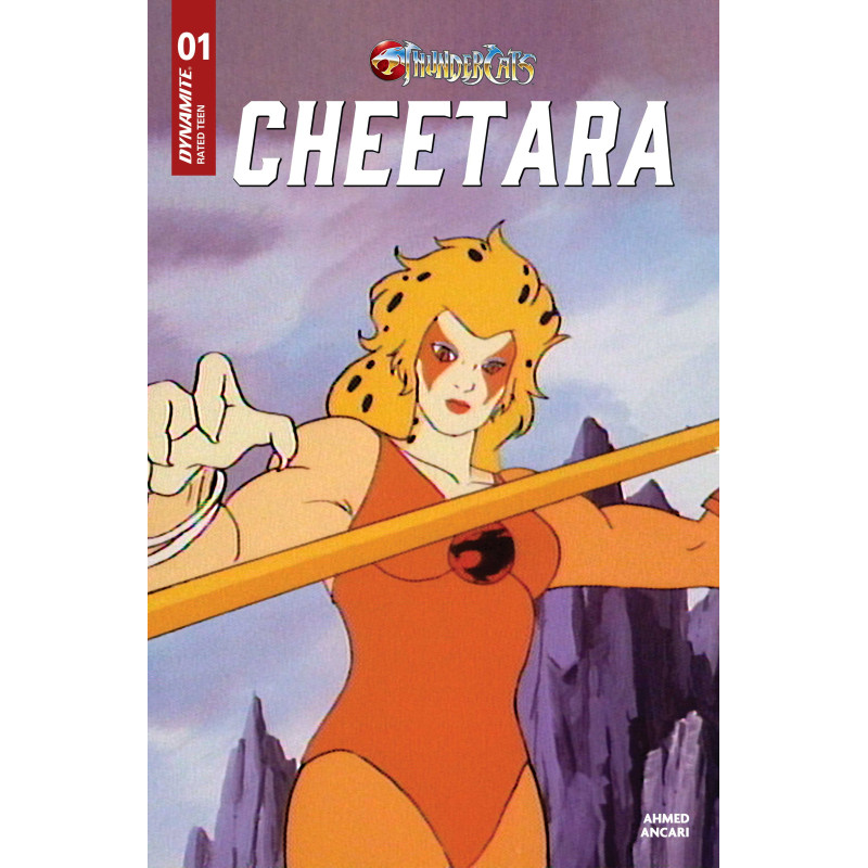 THUNDERCATS CHEETARA 1 CVR E ANIMATION ART VAR