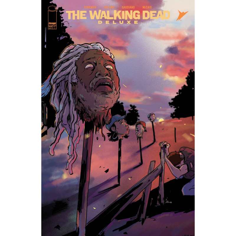 WALKING DEAD DELUXE 144 CVR C LIANA KANGAS CONNECTING COVER VAR (MR)