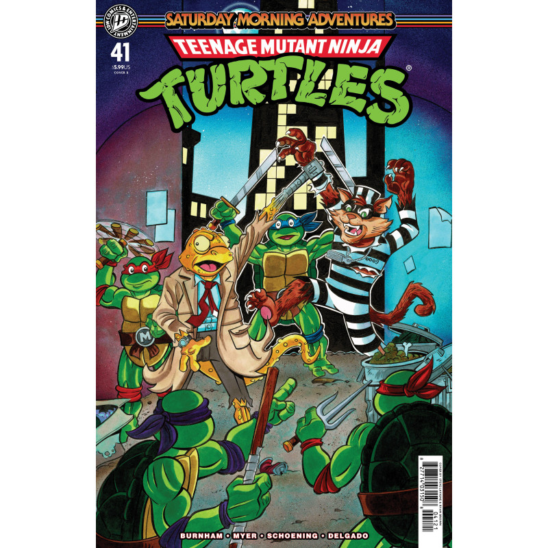 TEENAGE MUTANT NINJA TURTLES: SATURDAY MORNING ADVENTURES 41 VARIANT B (LAVIGNE)