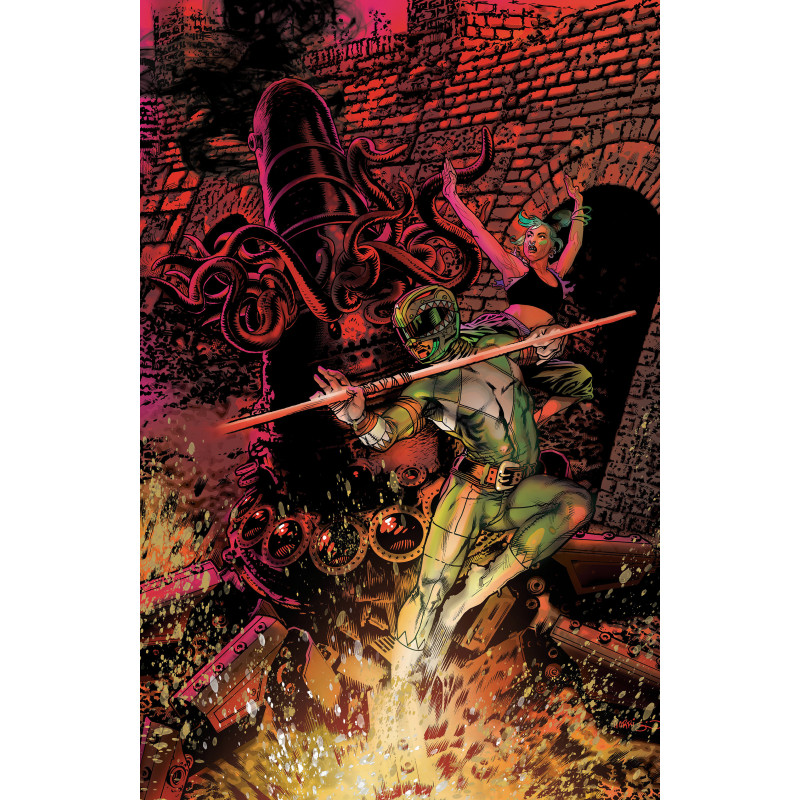 POWER RANGERS GREEN 2 D FOIL VARIANT (FULL ART