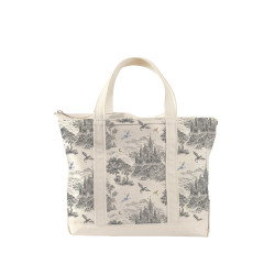 REBECCA YARROS'S FOURTH WING: BASGIATH TOILE LARGE ZIPPERED TOTE BAG