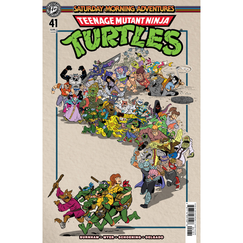 TEENAGE MUTANT NINJA TURTLES: SATURDAY MORNING ADVENTURES 41 VARIANT C (MITCHRONEY)