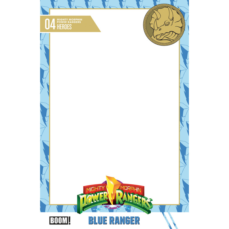 MIGHTY MORPHIN POWER RANGERS (2026) 4 D TRADING CARD BLANK SKETCH VARIANT