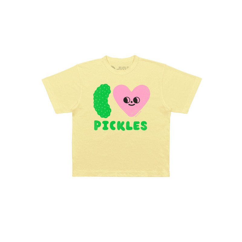 SUZY ULTMAN: I HEART PICKLES KIDS' T-SHIRT - 4 YR