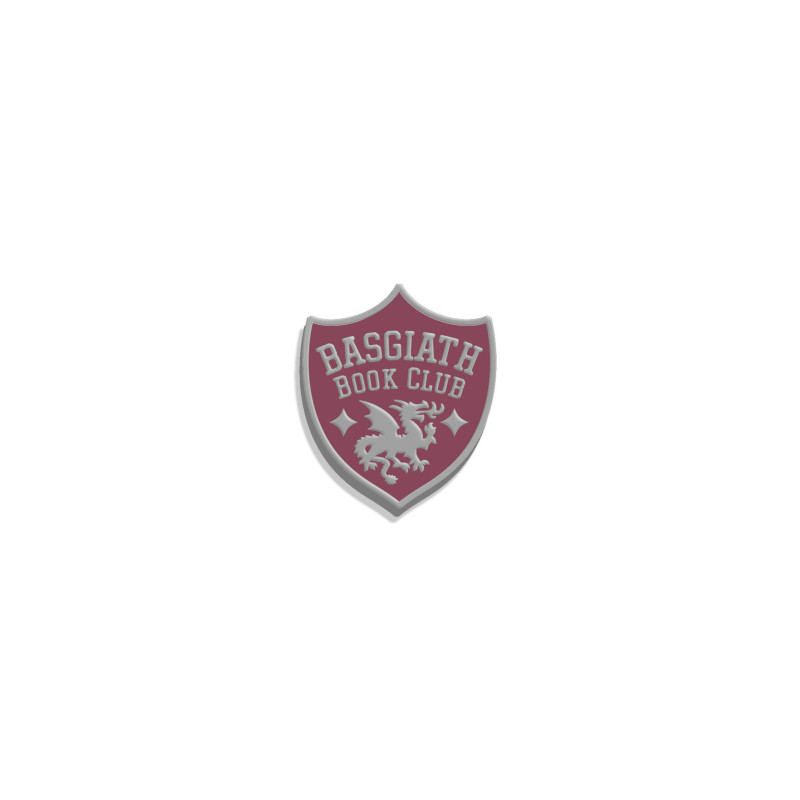 REBECCA YARROS'S FOURTH WING: BASGIATH BOOK CLUB ENAMEL PIN