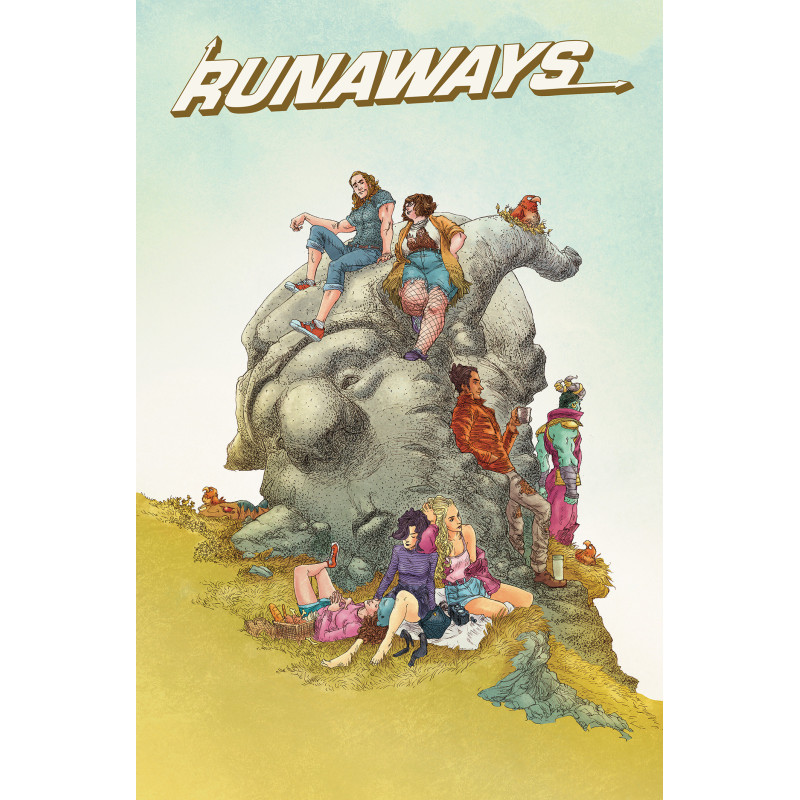RUNAWAYS BY RAINBOW ROWELL OMNIBUS ADRIAN ALPHONA COVER DM ONLY