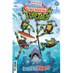 TALES OF THE TEENAGE MUTANT NINJA TURTLES: COASTAL CHAOS 1 VARIANT C FOIL (PIZZA MERT)