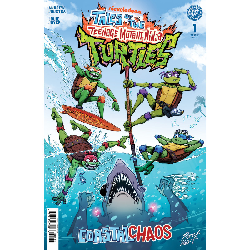 TALES OF THE TEENAGE MUTANT NINJA TURTLES: COASTAL CHAOS 1 VARIANT C FOIL (PIZZA MERT)