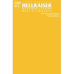 HELLRAISER: RESURRECTIONS - HELL'S COUNCIL 1 C YELLOW BLANK SKETCH VARIANT