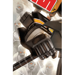 MIGHTY MORPHIN POWER RANGERS (2026) 4 C MEGAZORD CARD STOCK CONNECTING VARIANT (FULL ART