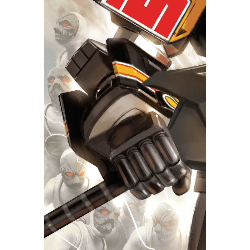MIGHTY MORPHIN POWER RANGERS (2026) 4 C MEGAZORD CARD STOCK CONNECTING VARIANT (FULL ART