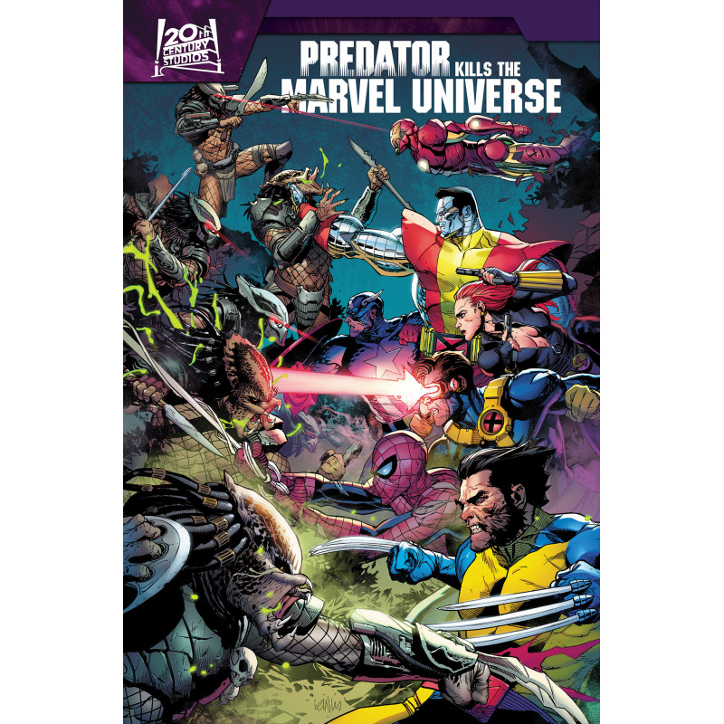 PREDATOR KILLS THE MARVEL UNIVERSE OMNIBUS LEINIL YU COVER