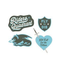 REBECCA YARROS'S FOURTH WING: FLY OR DIE STICKERS - STICKER SET OF 4