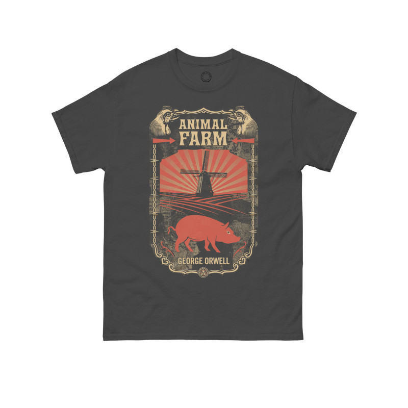 OBEY: GEORGE ORWELL'S ANIMAL FARM UNISEX T-SHIRT SMALL