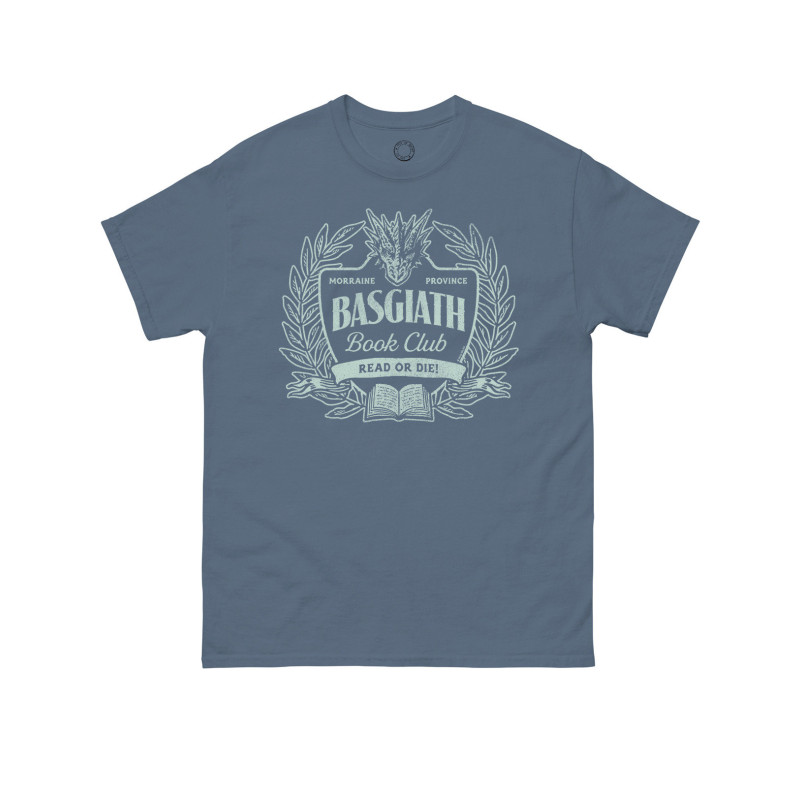 REBECCA YARROS'S FOURTH WING: BASGIATH BOOK CLUB UNISEX T-SHIRT X-LARGE