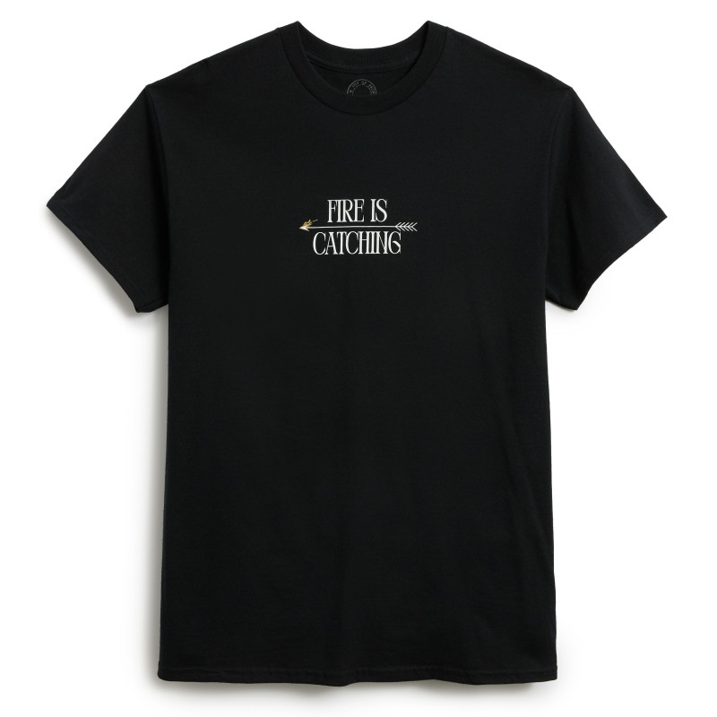 THE HUNGER GAMES: YOU BURN WITH US UNISEX T-SHIRT MEDIUM
