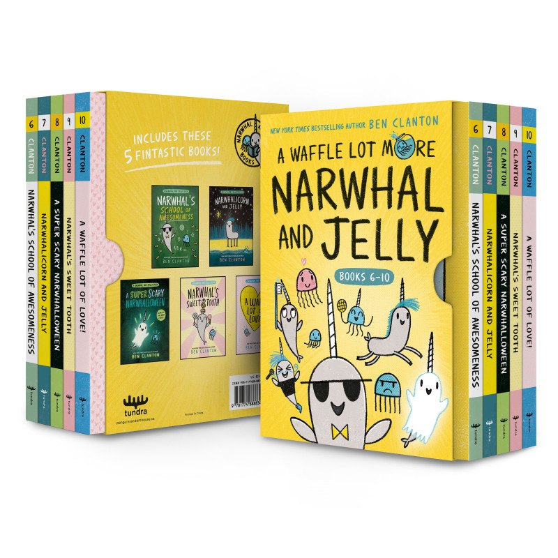 A WAFFLE LOT MORE NARWHAL AND JELLY (HARDCOVER BOOKS 6-10)