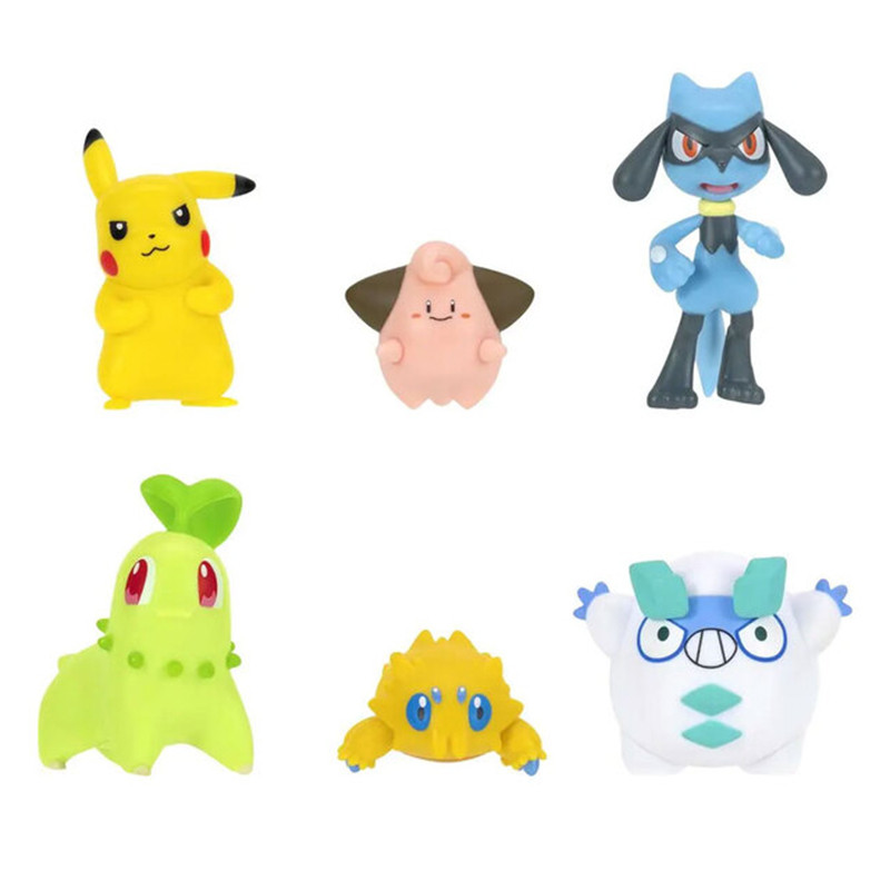 POKEMON BATTLE FIGURE MULTIPACK 6 PIECES 5 CM W10