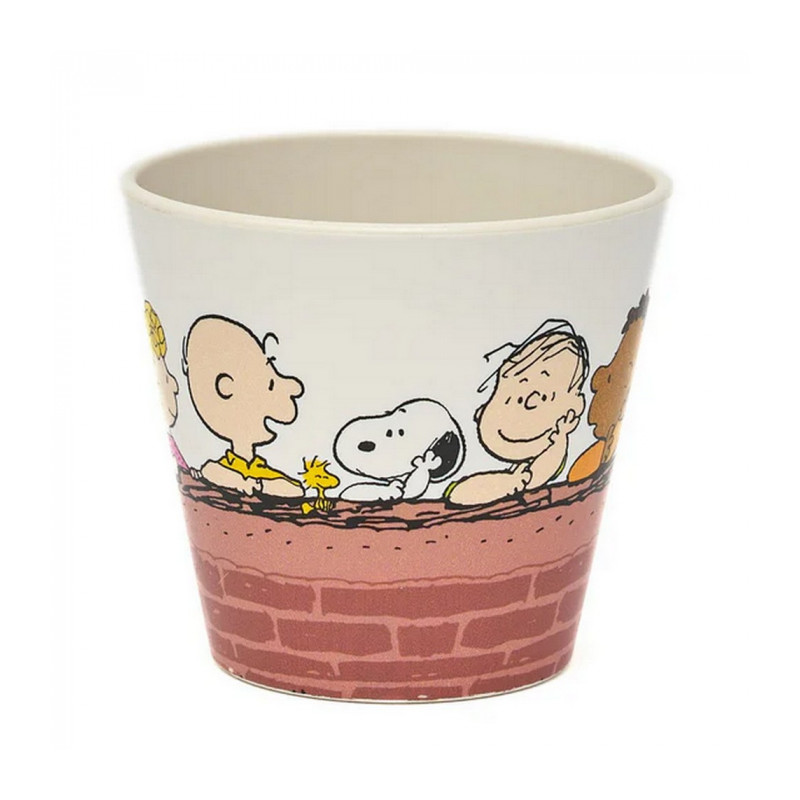 PEANUTS TASSE CAFE PERSONNAGES SUR LE MUR 90 ML