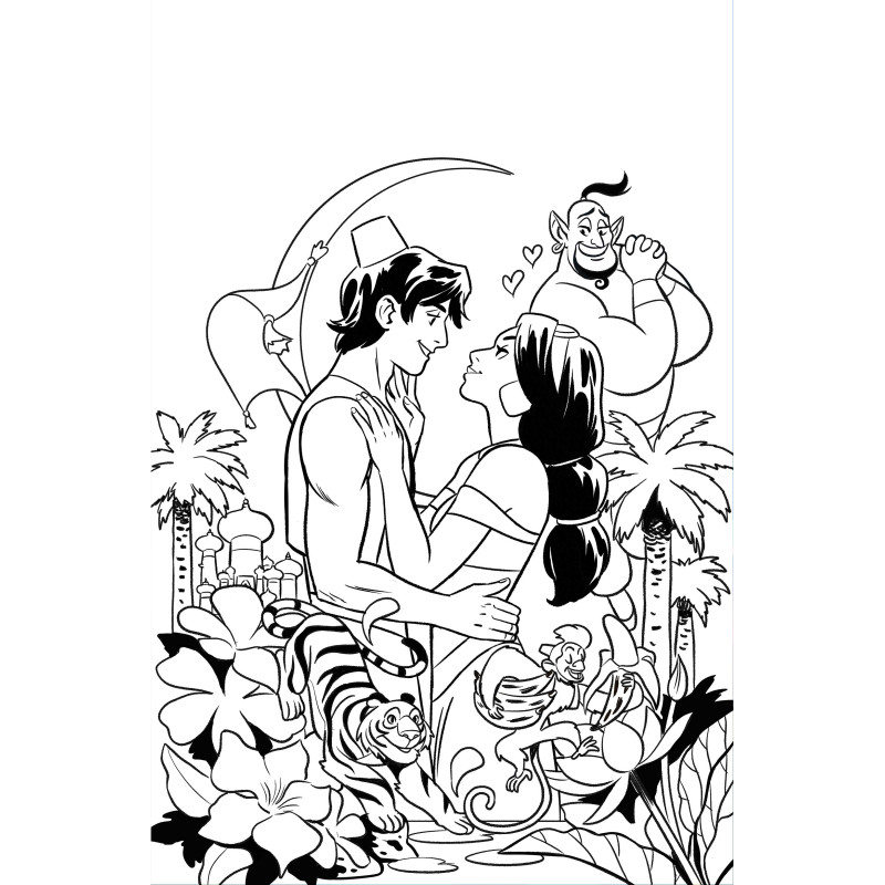 ALADDIN 1 CVR K INC 1:15 NATACHA BUSTOS LINE ART VIRGIN VAR