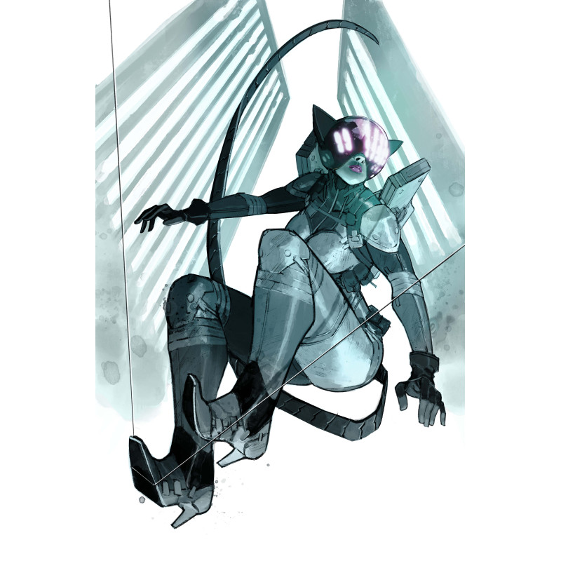 ABSOLUTE CATWOMAN 2 (OF 6) CVR E INC 1:25 ERIC CANETE CARD STOCK VAR