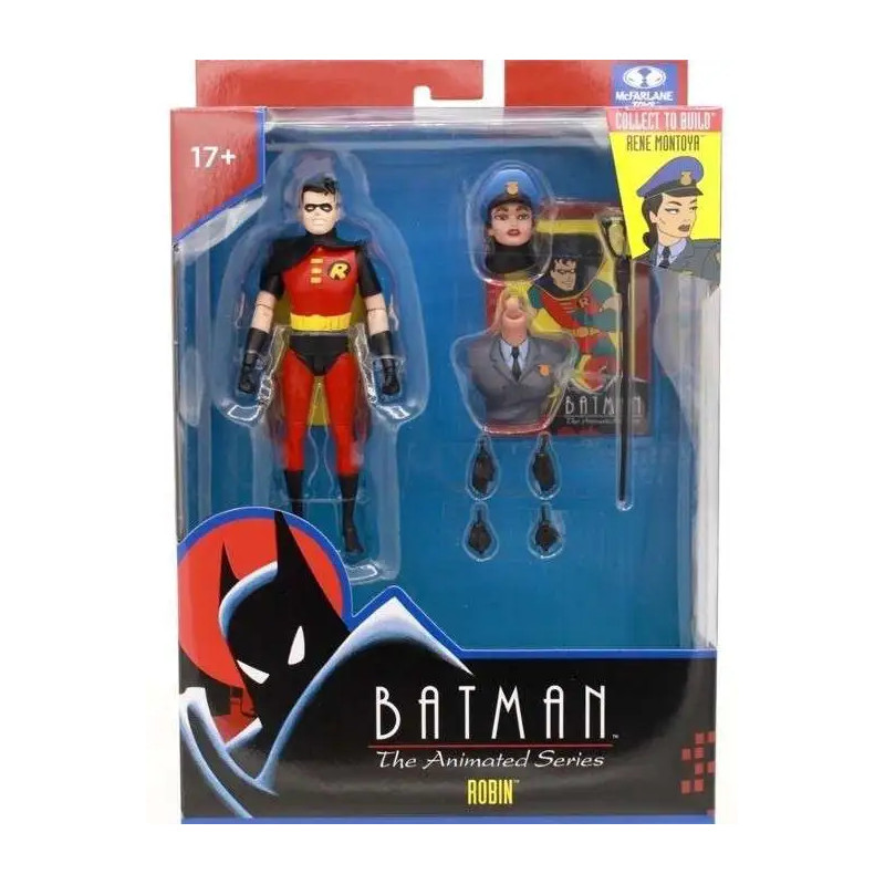 ROBIN DC DIRECT BUILD A WAVE 6 FIGURINE BATMAN THE ANIMATED SERIES RENE MONTOYA 15 CM