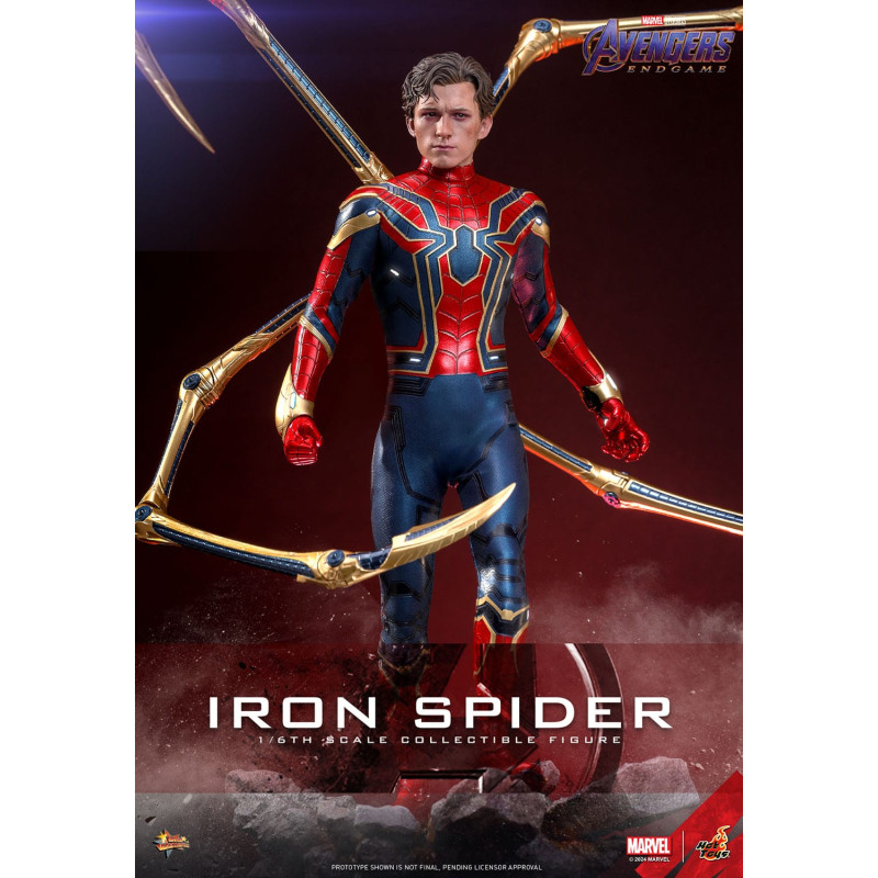 SPIDER-MAN AVENGERS ENDGAME - IRON SPIDER 28 CM