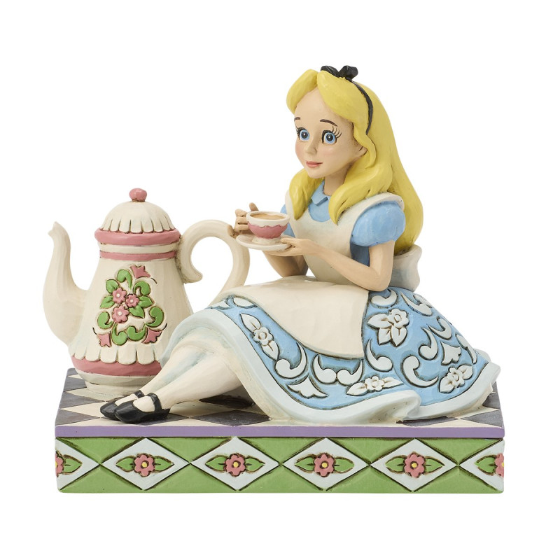 ALICE TEAPOT STATUE DISNEY TRADITIONS 10 CM