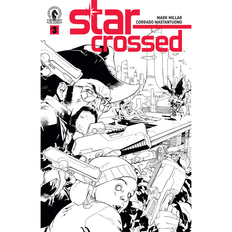 STAR-CROSSED 3 (CVR B) (B&W) (STUART IMMONEN)