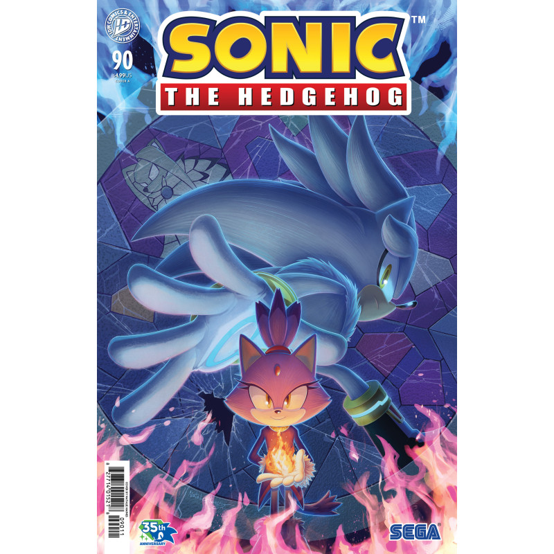 SONIC THE HEDGEHOG 90 COVER A (HAINES)