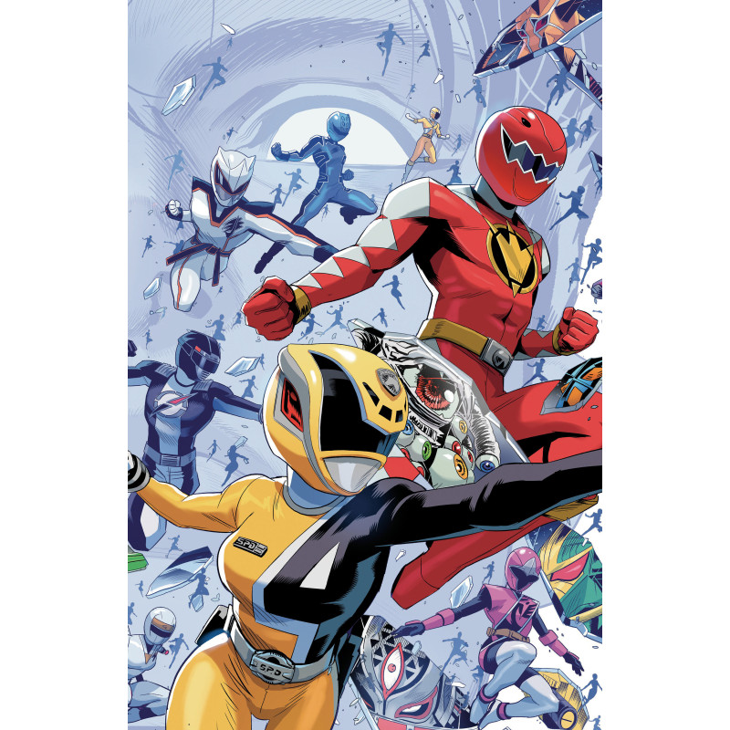 POWER RANGERS UNLIMITED 3 C EVERY RANGER EVER CARD STOCK CONNECTING VARIANT (FULL ART