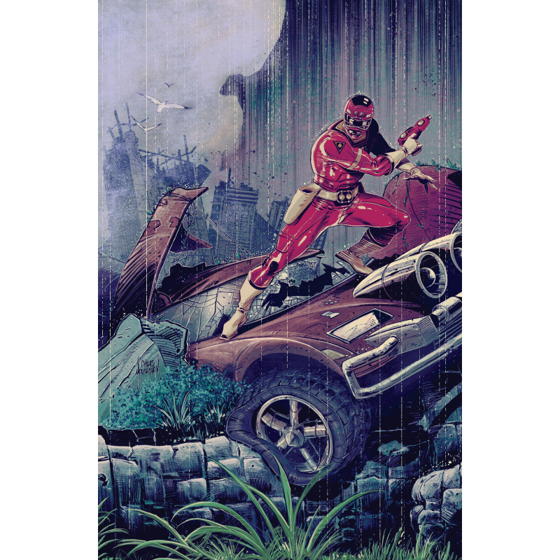 POWER RANGERS GREEN 2 C TOMMY OLIVER CARD STOCK CONNECTING VARIANT (DRESSED