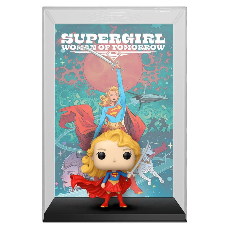 SUPERGIRL POP COMIC COVERS POP HEROES VINYL FIGURINE 9 CM